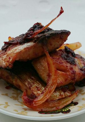 A picture of Spicy Mackerel / Sambal Mackerel.