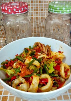 Foto resep Balado Cumi Brocis (Brokoli Buncis)