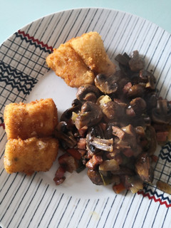 Una foto de Bacalao con verduras