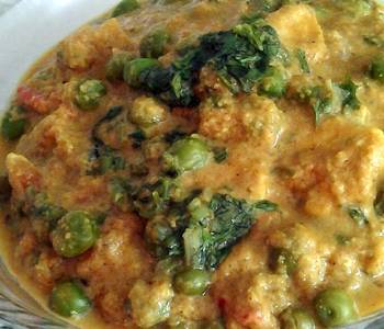 Ultimate, Prepare Peas and Cottage Cheese with Almond milk Delicious