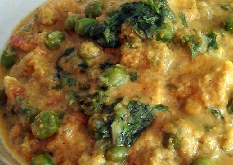 Recipe of Award-winning Peas and Cottage Cheese with Almond milk