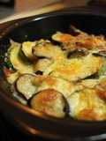Cheesy Baked Eggplant, Zucchini, and Tomatoes