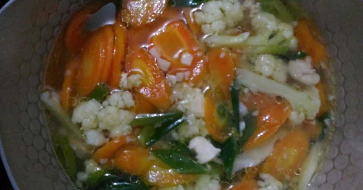 Capcay menu buka puasa pertama