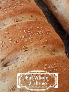 A picture of Asian Yam Spelt sourdough Bread.