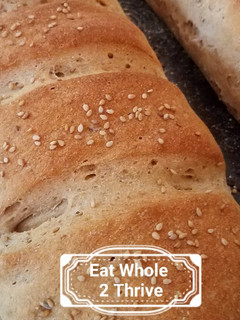 A picture of Asian Yam Spelt sourdough Bread.