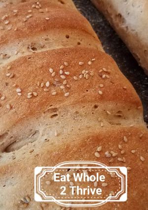 A picture of Asian Yam Spelt sourdough Bread.