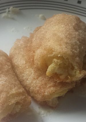 A picture of Cinnamon Cream cheese Rollups.