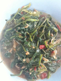 Foto resep Cah kangkung teri kuah pedas
