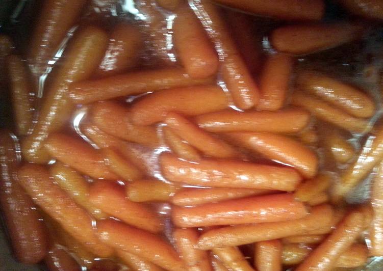 Recipe of Super Quick Homemade sweet glazed carrots