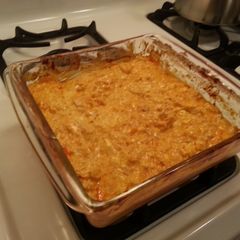 A picture of Buffalo chicken dip.