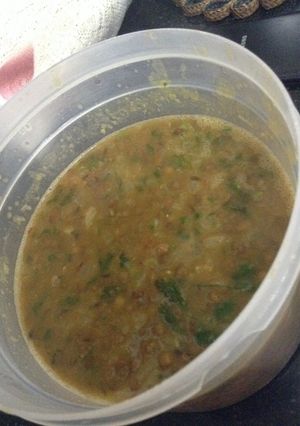 A picture of Masoor ki dal.