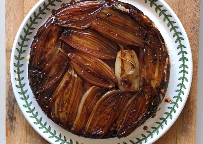 Shallot-almost-Tatin