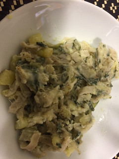 Una foto de Pasta fresca de trigo sarraceno con acelgas y provolone