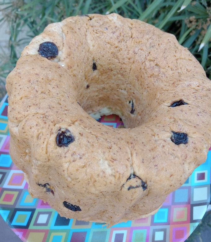 Una foto de Pan dulce sin tacc y sin horno!