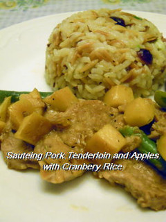 A picture of Pork Tenderloin & Apple Sauté.