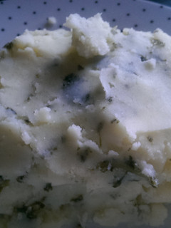 A picture of Mandys colcannon potatoes.