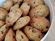 Une photo de madeleine pépite de chocolat