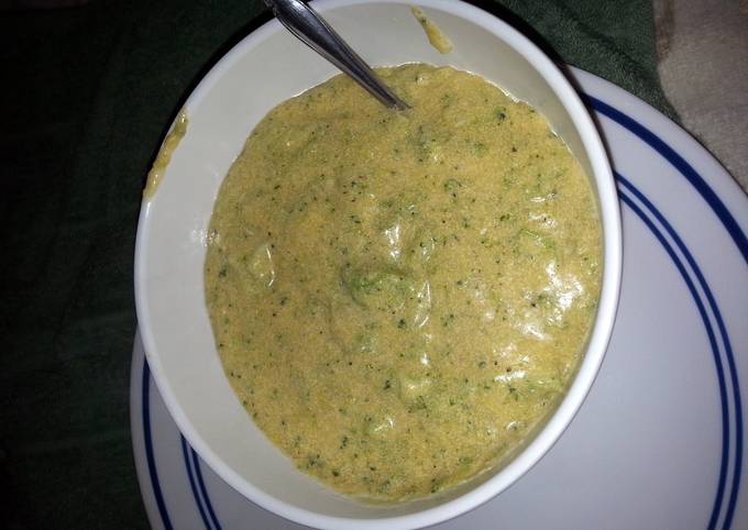 Step-by-Step Guide to Prepare Super Quick Homemade broccoli and cheese soup