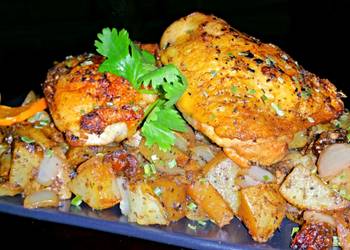 How to Make Perfect Mikes Garlic Chicken  Potatoes