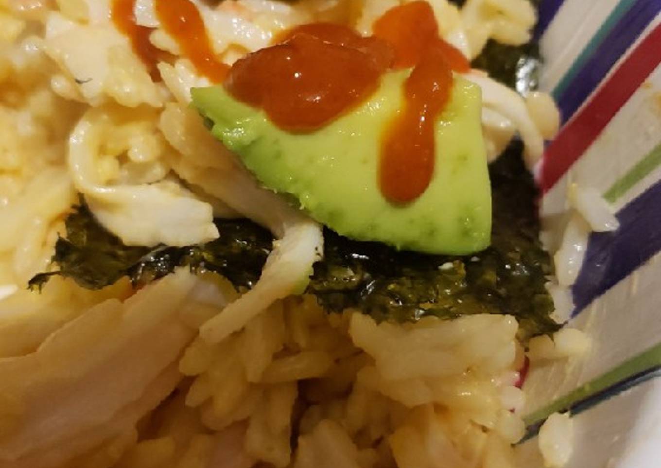 Sushi poke bowl