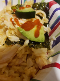 A picture of Sushi poke bowl.