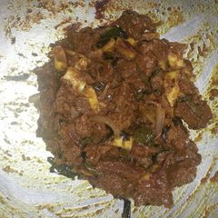 A picture of Kerala Beef Fry!.