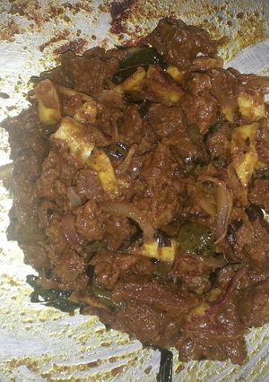 A picture of Kerala Beef Fry!.