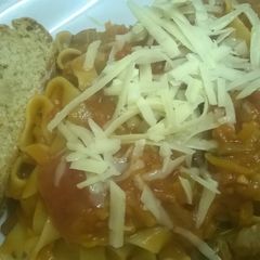 A picture of Vegetarian bolognese.