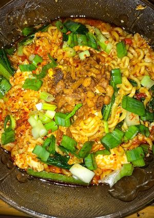 Foto resep Mie Instan Nyemek Super Pedas