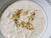 A picture of milk rice kheer
