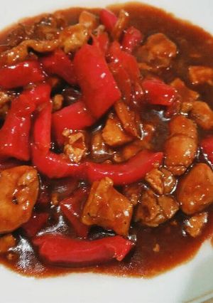 Foto resep Ayam Kecap Kulit Naga