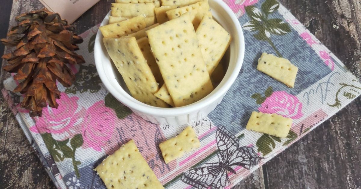 Chia Crackers Sourdough Discard