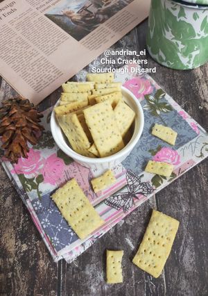 Foto resep Chia Crackers Sourdough Discard