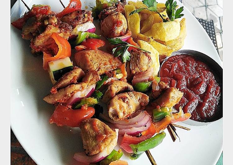 Easiest Way to Prepare Super Quick Homemade Chicken kebab