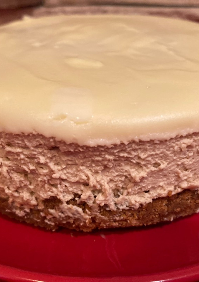 Una foto de Cheesecake de café