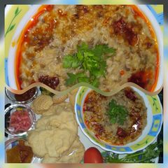 A picture of Khichdi of moong dal.