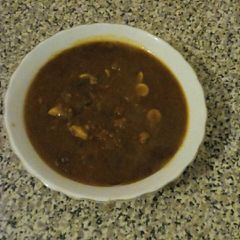 A picture of Tomato and mushroom relish.