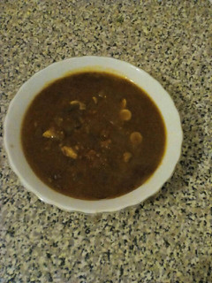 A picture of Tomato and mushroom relish.