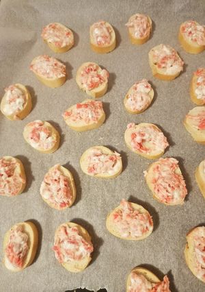Foto di Crostini salsiccia e stracchino