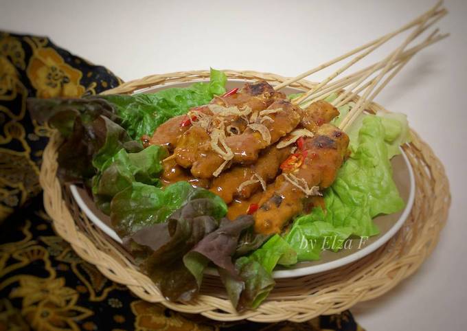 Resep: Sate Ayam Saus Kacang Kilat Enak
