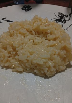 Una foto de Risotto de azafrán
