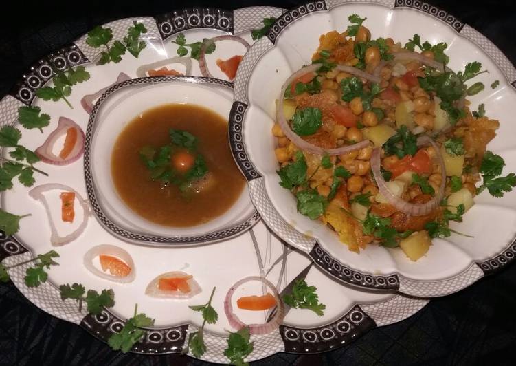 Recipe: at dinner Chana Chaat