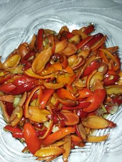 Foto resep Tumis pedas kulit melinjo