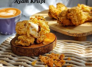 Foto resep Ayam Krispi Dagingnya Juicy Kriuknya Awet (Metode Brine)