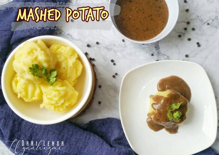 Resepi Mashed Potato #maraton raya - kentang yang Cepat