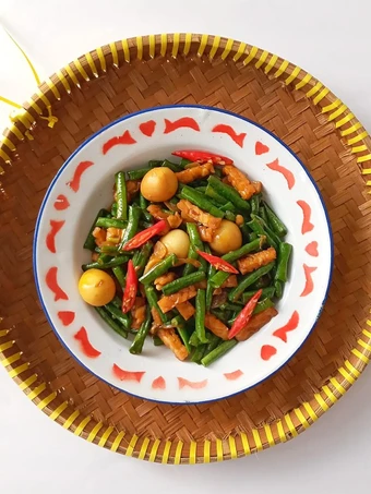 Cara Mudah Menyiapkan Resep Tumis Kacang Panjang Tempe Telur Puyuh yang Uenak Anti Ribet, Bikin Ngiler