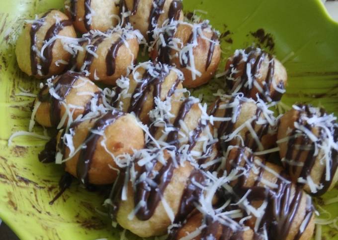 Resep Donat mini yunani yang Lezat