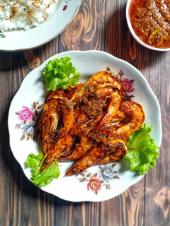 Foto resep Udang Bakar Teflon (Bumbu Kuning)