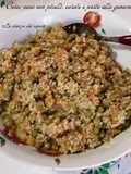 #101 Cous-cous alle carote, piselli e pesto alla genovese