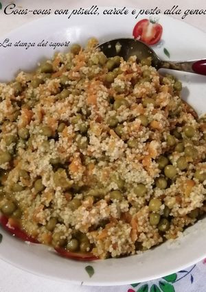 Foto di #101 Cous-cous alle carote, piselli e pesto alla genovese